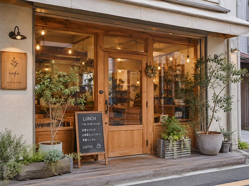 〇〇食堂の外観